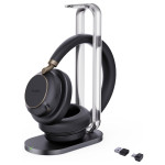 Yealink Bluetooth slušalke BH76 Plus s polnilnim stojalom Teams črne b