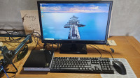 Mini PC Zotac (i5/8 Gb/120+500 Gb) + LG LCD LED 24'' Full HD