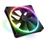 120 mm NZXT F-Series F120 RGB DUO ventilator enojni črne barve RF-D12S