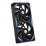 240 mm ventilator NZXT F-Series F240X RGB, enojni, črne barve, RF-U24P