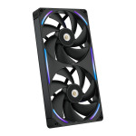 280 mm ventilator NZXT F-Series F280X RGB enojni črni RF-U28PN-B1