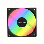 2x 120 mm tanek ventilator ohišja s PWM kontrolo in nastavitvenim ARGB