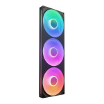 420 mm ventilator NZXT F-Series F420 RGB Core, enojno ohišje, črne bar