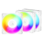 ARCTIC P14 Pro ventilator z vzvratnim PWM A-RGB, 3-pak, bel