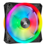 Corsair iCUE QL140 RGB računalniški ohišjni ventilator 14 cm, črn, PWM