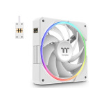 Thermaltake TS120 EX RGB belo 3-paketni ventilator z LED-osvetlitvijo