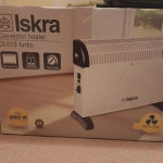 Električni radiator Iskra, konvektorski grelnik, model DL01S TURBO