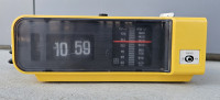Retro ura radio National Panasonic Rc-6003b preklopna radijska ura z a
