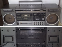 Radio-kasetofon NordMende Discocorder 4583K, 1984,kasetar ne deluje