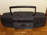 Velik radio/CD/kasetar, Grundig RR 3100 CD, 1995 - delujoč, dober zvok