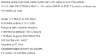 Antena Dual LTE 3G 4G 5G P56  MIMO 10m SMA