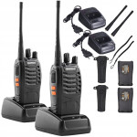 Set dveh aku. prenosnih radijskih postaj 1500mAh do 10km PMR