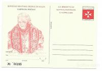 Papež Benedikt XVI dopisnica - kartica