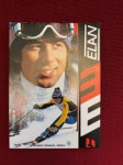 vintage promocijska razglednica Ingemar Stenmark, Elan