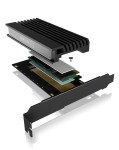IcyBox adapter za SSD, M.2 NVMe v PCIe x4