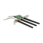 Kartica PCI Express > 1 x notranja reža M.2 ključa A s 3 zunanjimi ant