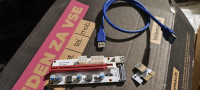 PCI-E Riser PCE164P-NO6 VER008s cca 50kom 2€/kos ali 35€ za vse
