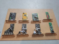 PCI kartice USB Firewire modem COM LPT