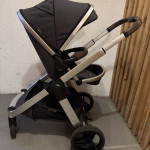 Otroški voziček 2v1 Bababing Raffi modre barve