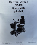ELEKTRIČNI INVALIDSKI VOZIČEK EM 400