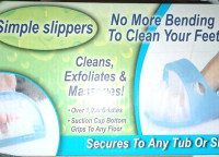 Čisto nov pripomoček za umivanje nog