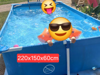 Bazen -》 mini dopust na domačem vrtu (vrtni bazen)