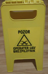 Tabla za označevanje dron