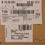 038957147F senzor glavne gredi VAG TDI