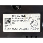 5E0920752E QUADRO STRUMENTI CONTACHILOMETRI SKODA OCTAVIA SW 1.4 M 81K