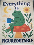 Plakat z napisom