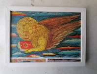 SLIKA v lepem okvirju brez stekla 23 x 17 cm