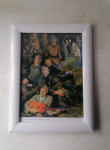 SLIKA v lepem okvirju s steklom 16 x 21 cm