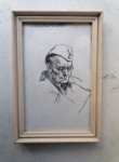 SLIKA v lepem okvirju s steklom 17 x 25 cm samo stoječa