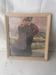 SLIKA v lepem okvirju s steklom 24 x 26,5 cm