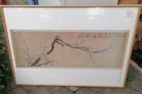 SLIKA v okvirju s steklom 100 x 70 cm