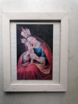 SLIKA v okvirju s steklom 20 x 24,5 cm