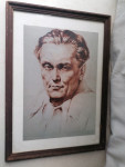 SLIKA v okvirju s steklom 28 x 39 cm