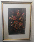 SLIKA v okvirju s steklom 33 x 43,5 cm
