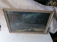 SLIKA v okvirju s steklom 50 x 34 cm