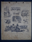 Redkost šolski učni plakati 1897