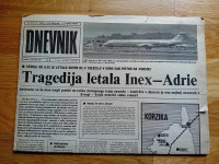 Ajaccio 1981, letalska nesreča - 3 originalni časopisi za 15 eur