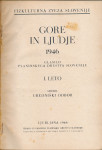 Gore in ljudje, 1946 in Planinski zbornik, 1945, glasilo PDS