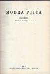 MODRA PTICA OSMI LETNIK 1936/37