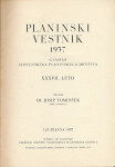 Planinski vestnik, 1937, glasilo Slovenskega planinskega društva
