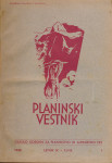 Planinski vestnik, 1948, glasilo Odbora za planinstvo in alpinistiko