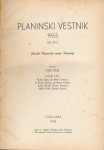 Planinski vestnik, 1955, glasilo Planinske zveze Slovenije