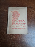 Pratika akademske založbe 1935- 1936