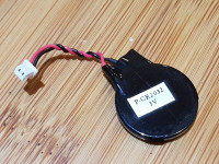 Baterija za bios za prenosnik 3V 2PIN konektor