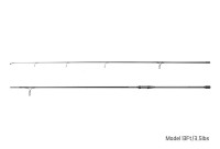 Kraparska palica Delphin Paranoya 3,90m/3,5lbs, 2 delna, 50mm rinka