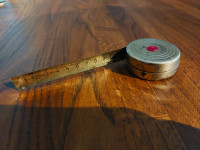 MIKRON M-13 jekleni dvometrski kovinski meter - merilo Jugoslavija 5 €